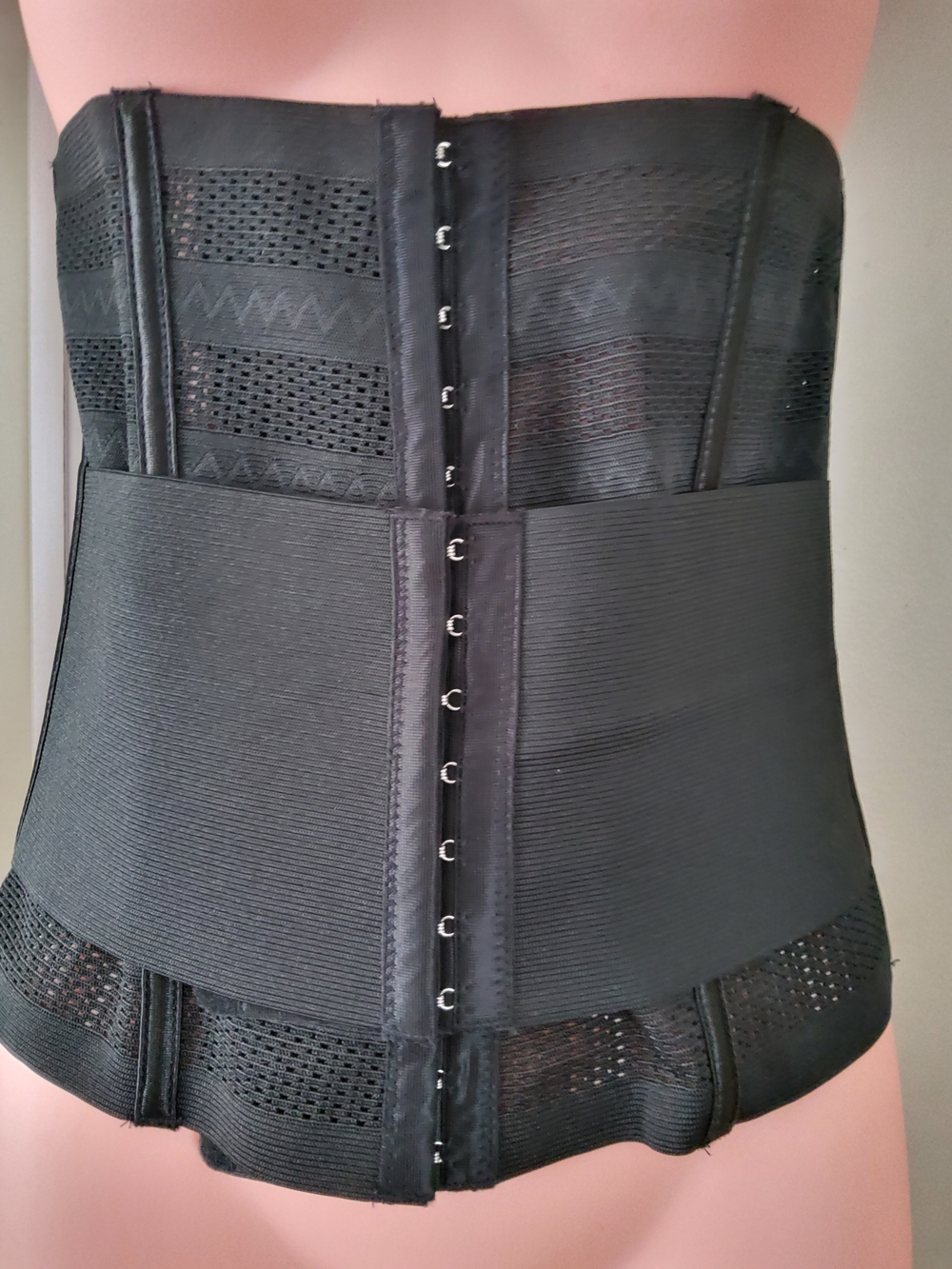 Black Strapless Waist Cincher Shapewear